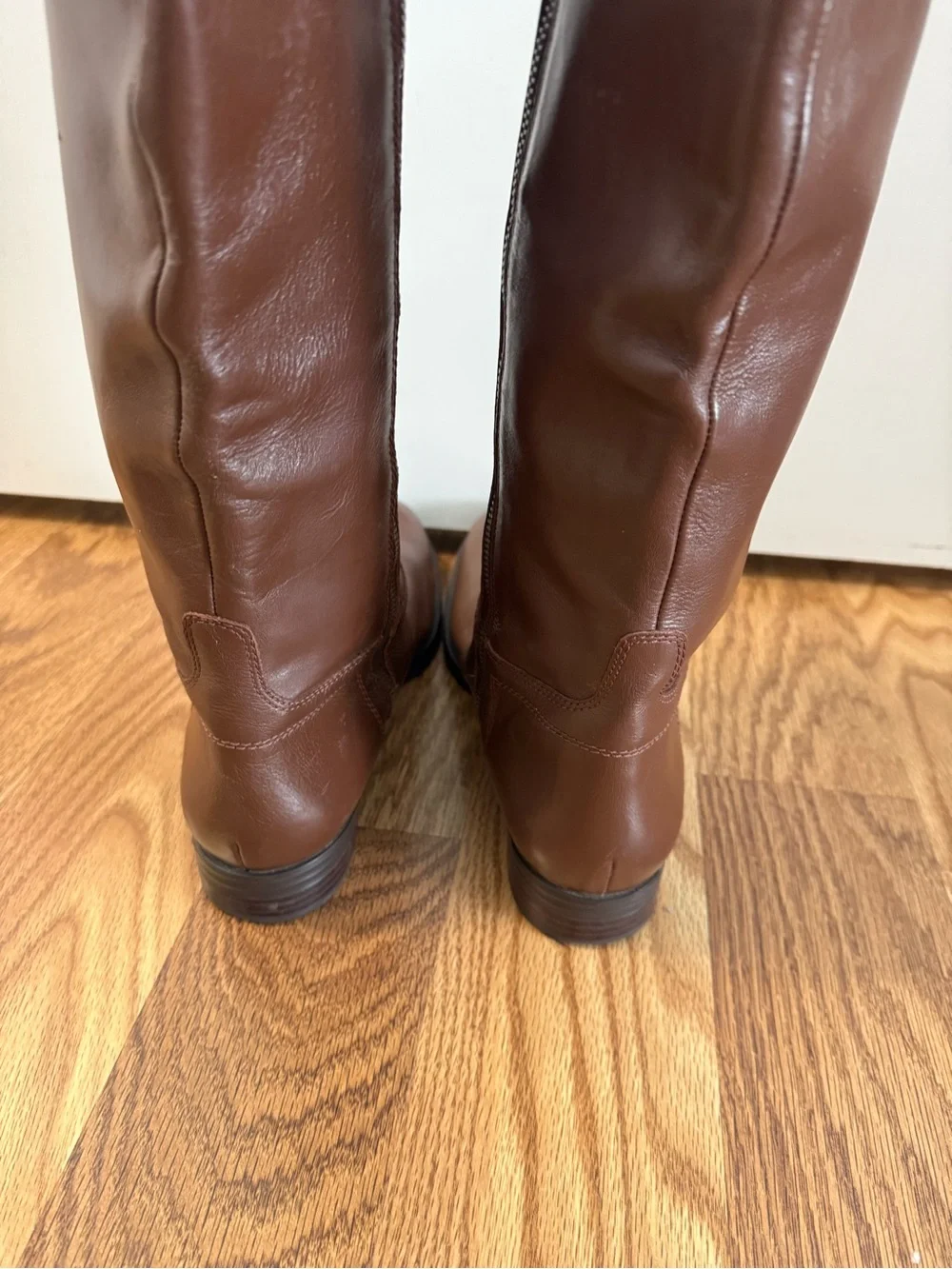 Enzo Angiolini Brown Over-the-Knee Leather Boots riding boots size 11M